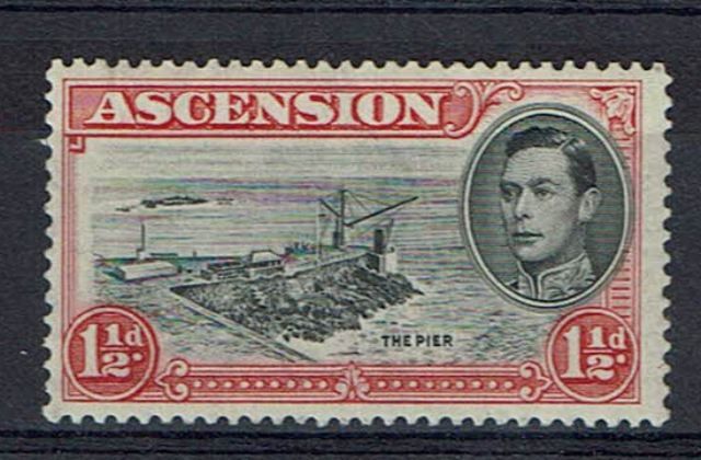 Image of Ascension SG 40a LMM British Commonwealth Stamp